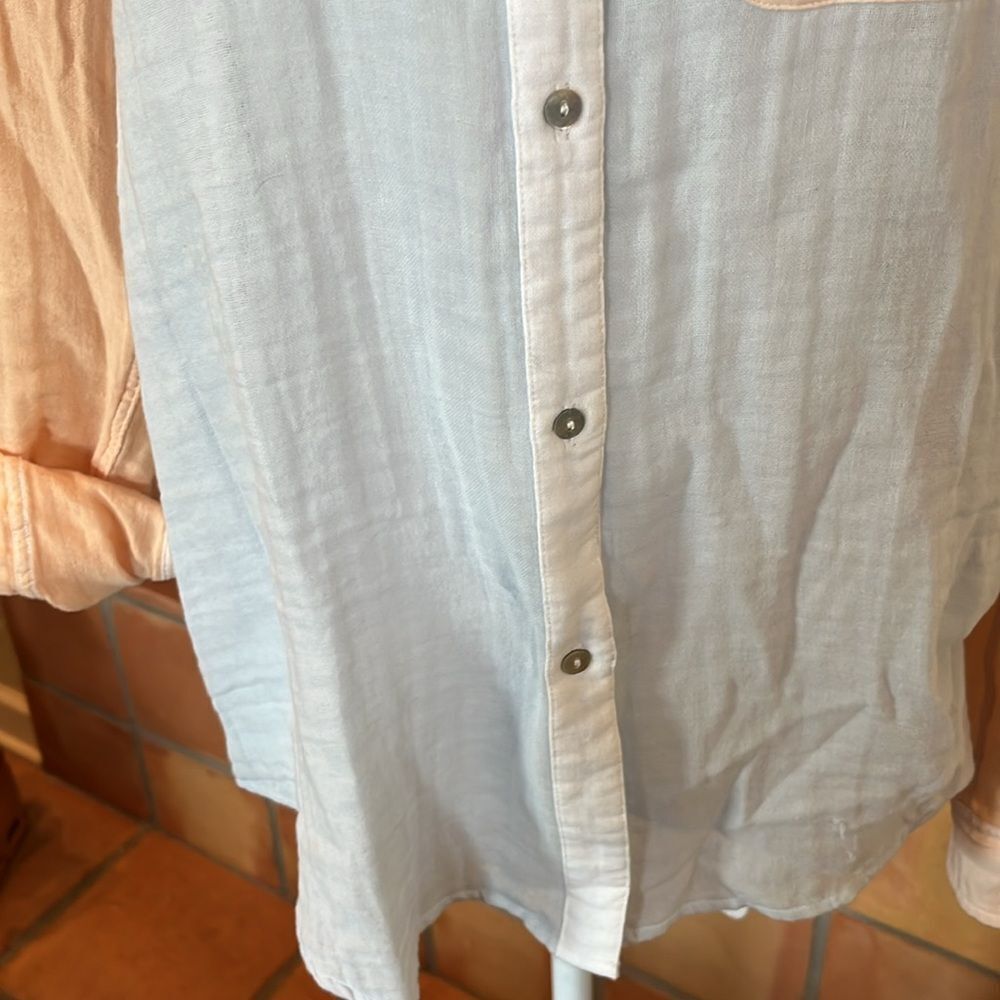 Rails Ellis Bermuda Color Block Button Front Shir… - image 3